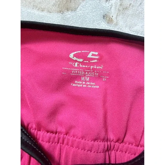 C9 by Champion Womens Pink Grey Abstract Print Active Tank Top Built-In Bra M - Picture 2 of 4